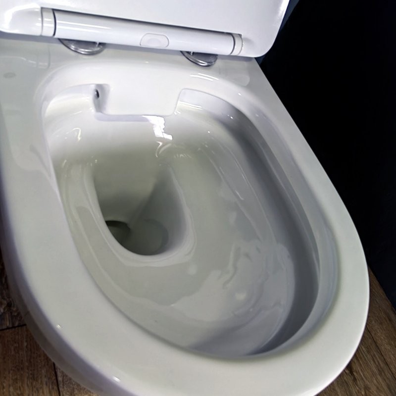 Унитаз подвесной Teymi Vitra T40804 с микрофлитом, безободковый, белый