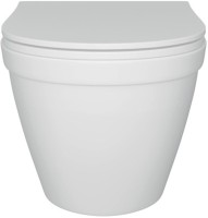 Унитаз подвесной Teymi Vitra T40804 с микрофлитом, безободковый, белый