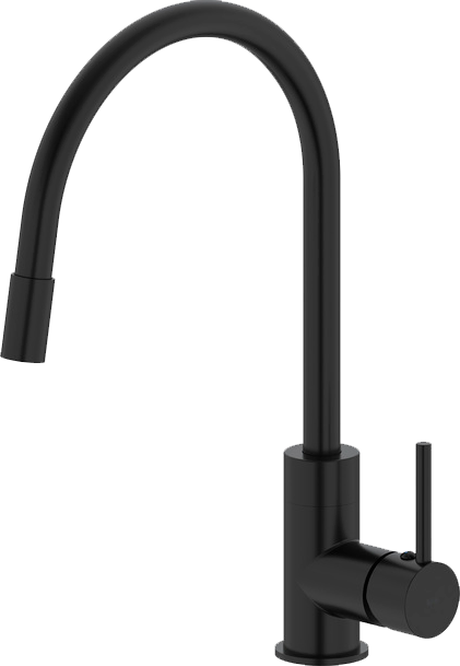 Смеситель для кухни IDDIS Kitchen 360 K36BLJ0i05 черный, с гибким изливом