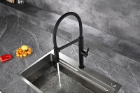 Смеситель для кухни AQUAme Cucina с гибким изливом AQM9904MB