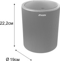 Мусорное ведро Fixsen Black Boom FX-411-6 черное