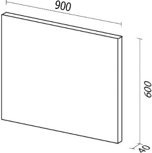 Мебель для ванной комнаты Sanvit Турин 1 90, белая