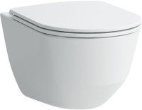 Комплект Унитаз подвесной Laufen Pro Rimless 8.2096.6.000.000.1 без ободка + Крышка 8.9896.6.000.000.1 с микролифтом, петли хром + Инсталляция Grohe Rapid SL 38721001 3 в 1 с кнопкой смыва