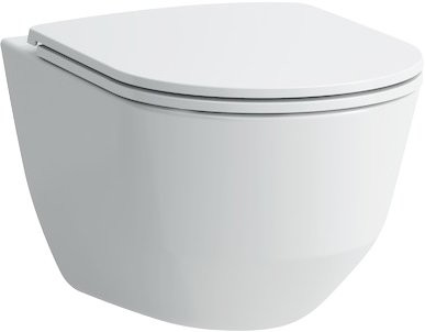 Комплект Унитаз подвесной Laufen Pro Rimless 8.2096.6.000.000.1 без ободка + Крышка 8.9896.6.000.000.1 с микролифтом, петли хром + Инсталляция Grohe Rapid SL 38721001 3 в 1 с кнопкой смыва