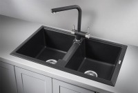 Мойка кухонная Granula 8101, черный