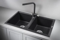Мойка кухонная Granula 8101, черный