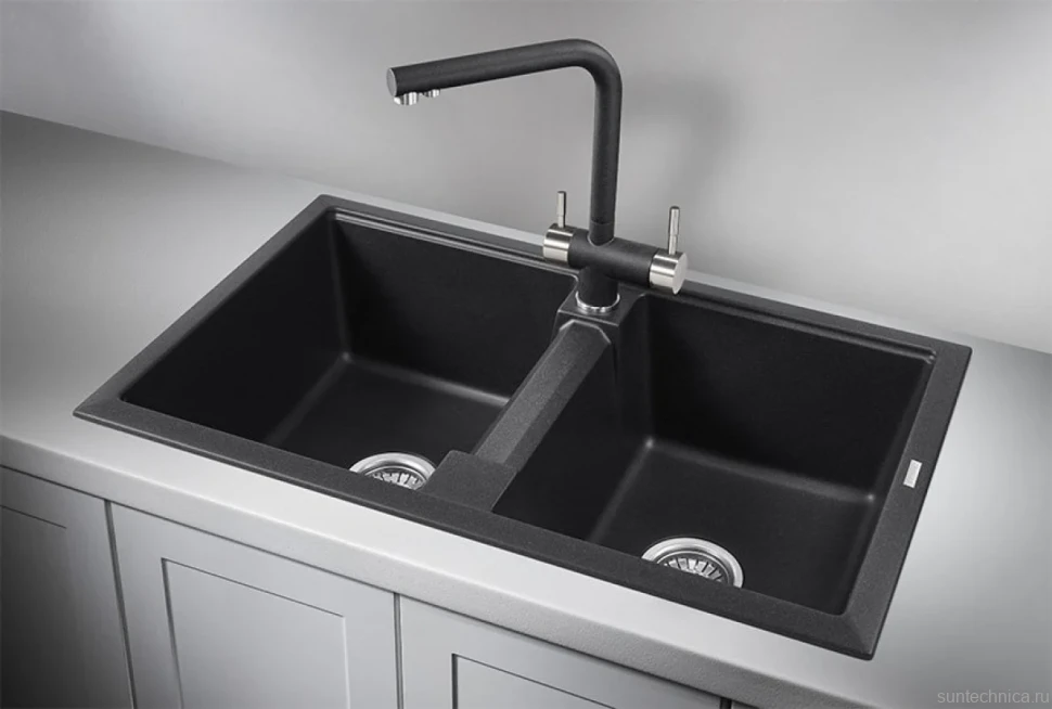 Мойка кухонная Granula 8101, черный
