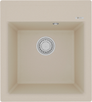 Комплект Мойка Lemark Hanka 450 9910008 бежевая + Смеситель Comfort LM3061PBG бежевый