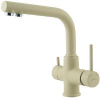 Комплект Мойка Lemark Hanka 450 9910008 бежевая + Смеситель Comfort LM3061PBG бежевый