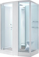 Душевая кабина Orans SR-89102RS белая, с хамамом и сиденьем