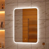 Зеркало CONTINENT Glamour 80х120 с подсветкой Зеркало CONTINENT Glamour 80х120 с подсветкой