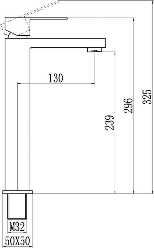 Смеситель для раковины Savol S-SUS2003 сатин