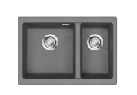 Мойка кухонная Emar Quartz EMQ-2665.PL Антрацит Мойка кухонная Emar Quartz EMQ-2665.PL Антрацит