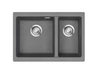 Мойка кухонная Emar Quartz EMQ-2665.PL Антрацит Мойка кухонная Emar Quartz EMQ-2665.PL Антрацит