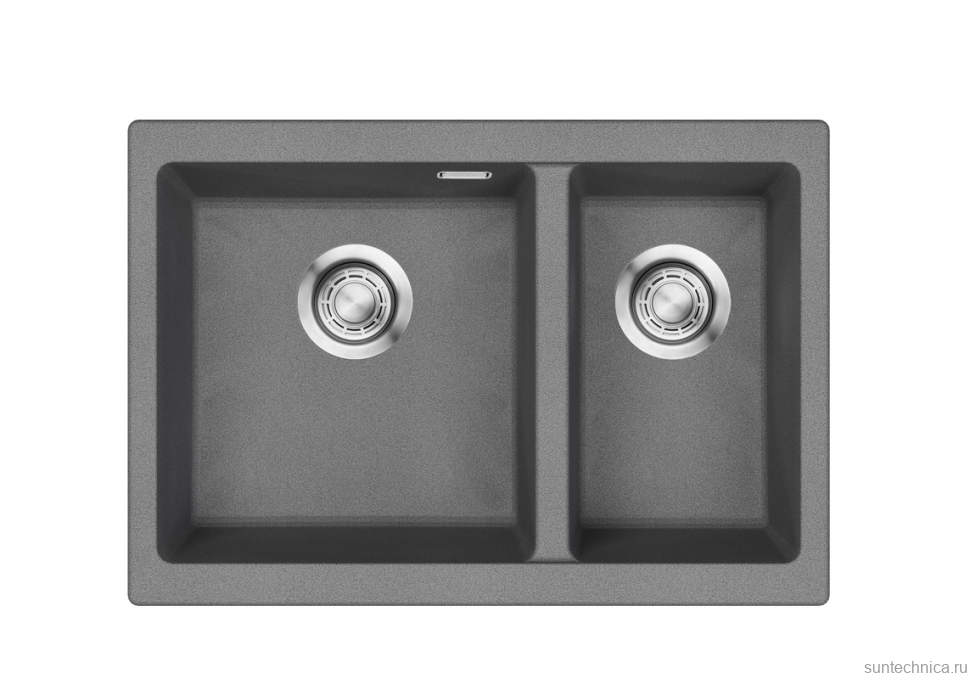 Мойка кухонная Emar Quartz EMQ-2665.PL Антрацит