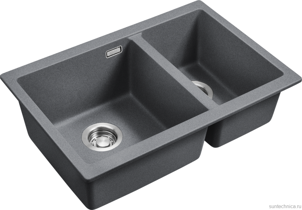 Мойка кухонная Emar Quartz EMQ-2665.PL Антрацит