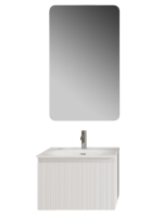 Тумба с раковиной Sancos Code 60 подвесная, белая