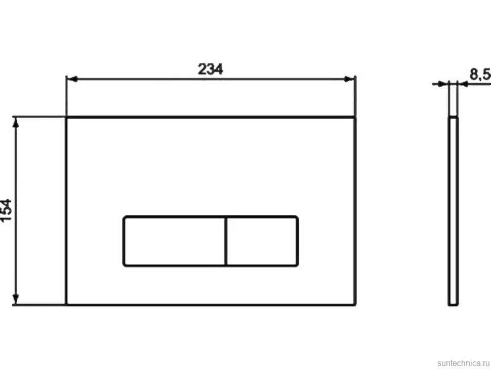 Комплект Унитаз подвесной Ideal Standard Tesi + Крышка + Инсталляция Prosys Frame 120 M R020467 + Кнопка Oleas R0121A6 черная