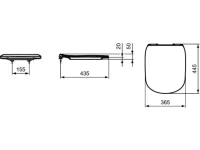 Комплект Унитаз подвесной Ideal Standard Tesi + Крышка + Инсталляция Prosys Frame 120 M R020467 + Кнопка Oleas R0121A6 черная