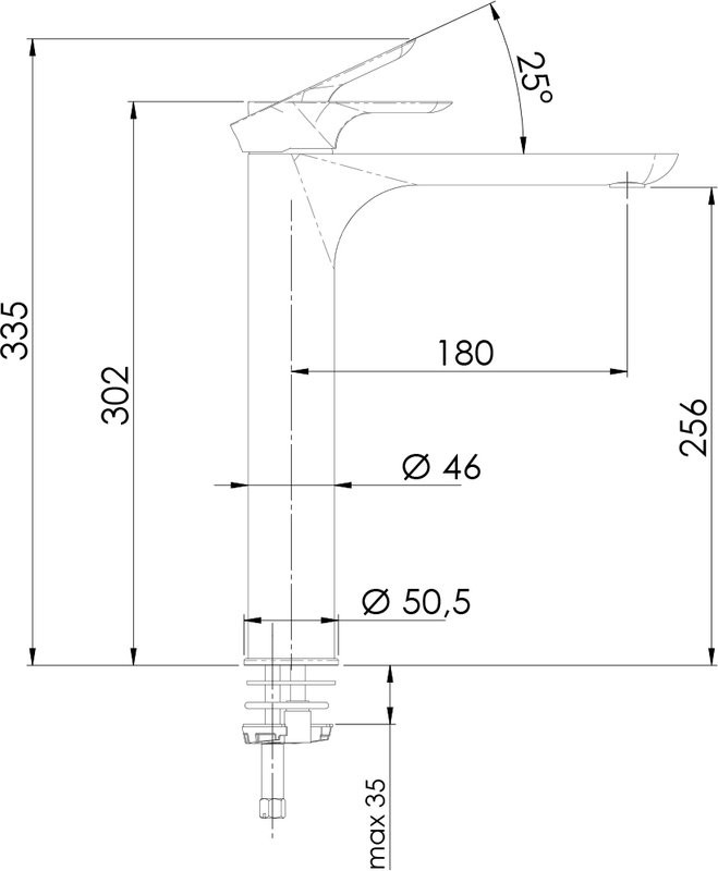 Смеситель для раковины Remer Infinity I11L