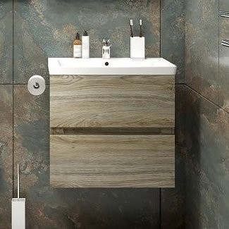 Тумба под раковину Art&Max Techno подвесная, 60, дуб мелфорд