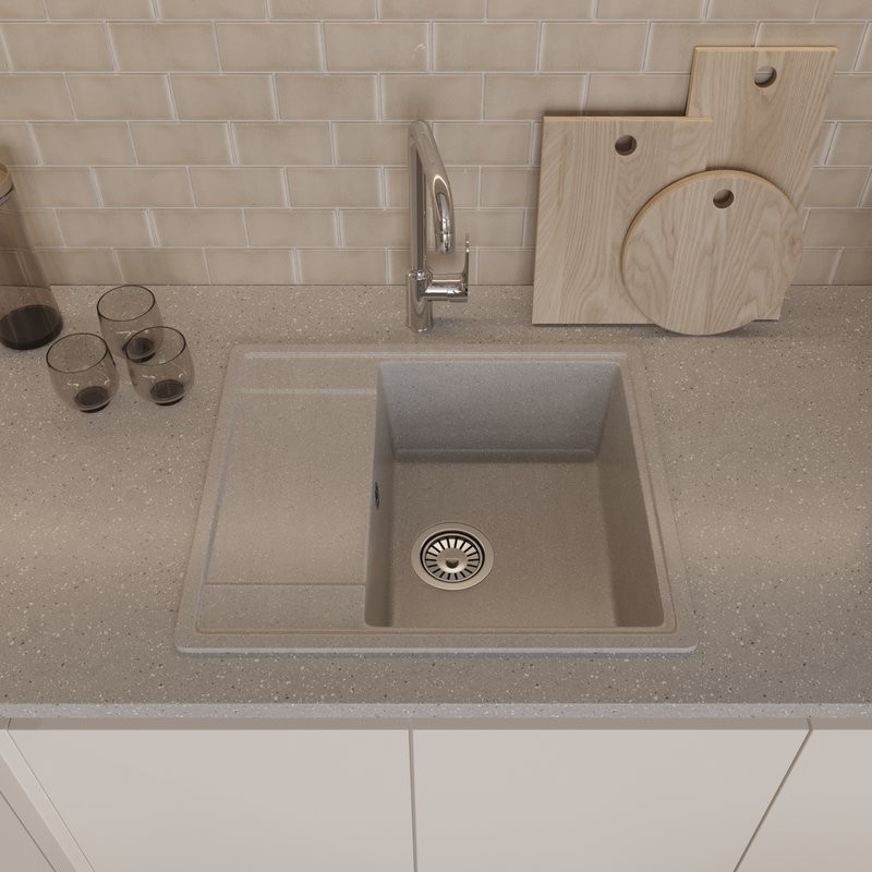 Мойка кухонная Domaci Палермо PR-575-003 серая