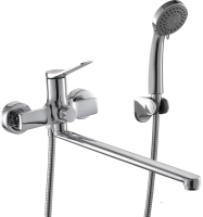 Смеситель с длинным изливом для ванны Fashun A2286 хром