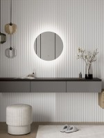 Зеркало круглое CONTINENT Led Ajour 55 см, сенсорное, с подсветкой