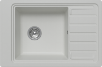 Мойка кухонная Domaci Римини DG U-650 белая Мойка кухонная Domaci Римини DG U-650 белая