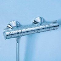 Душевая стойка Grohe Grohtherm 26381001 + Термостатический смеситель Grohe Grohtherm 800 34558000 для душа
