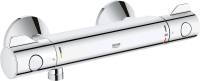 Душевая стойка Grohe Grohtherm 26381001 + Термостатический смеситель Grohe Grohtherm 800 34558000 для душа