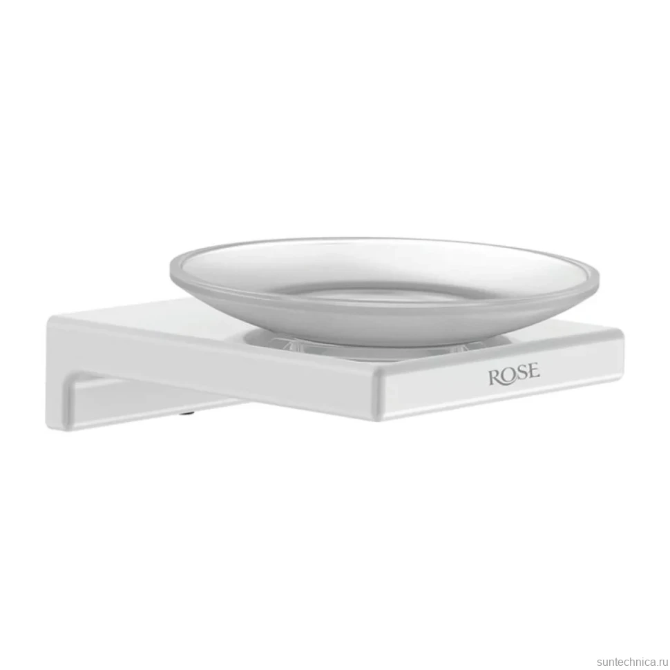 Мыльница Rose RG1803C белый