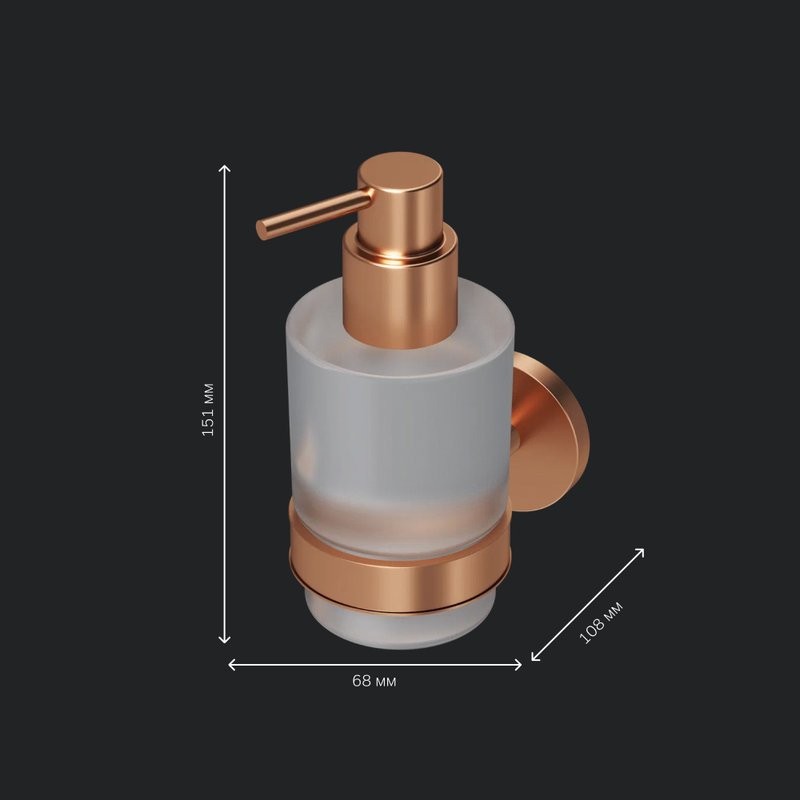 Дозатор для жидкого мыла AM.PM X-Joy A85A36944 настенный, никель