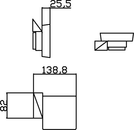 Набор Стакан Boheme New Venturo 10314-G-B + Мыльница 10313-G