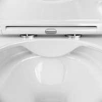 Комплект  Унитаз подвесной AM.PM Func C8F1701SC безободковый, с микролифтом + Система инсталляции для унитазов Grohe Rapid SL 38772001, 3 в 1 с кнопко