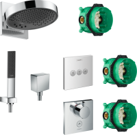 Душевой комплект Hansgrohe Rainfinity 250 (3 jet) 26232000 + 26857000 + 26455000 + 15761000 + 15764000