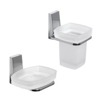 Набор Стакан Wasserkraft Lopau K-6028 + Мыльница K-6029 Набор Стакан Wasserkraft Lopau K-6028 + Мыльница K-6029