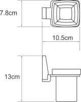 Набор Стакан Wasserkraft Lopau K-6028 + Мыльница K-6029 Набор Стакан Wasserkraft Lopau K-6028 + Мыльница K-6029