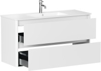 Тумба под раковину без столешницы Allen Brau Gravity 120 2 ящика, матовый белый