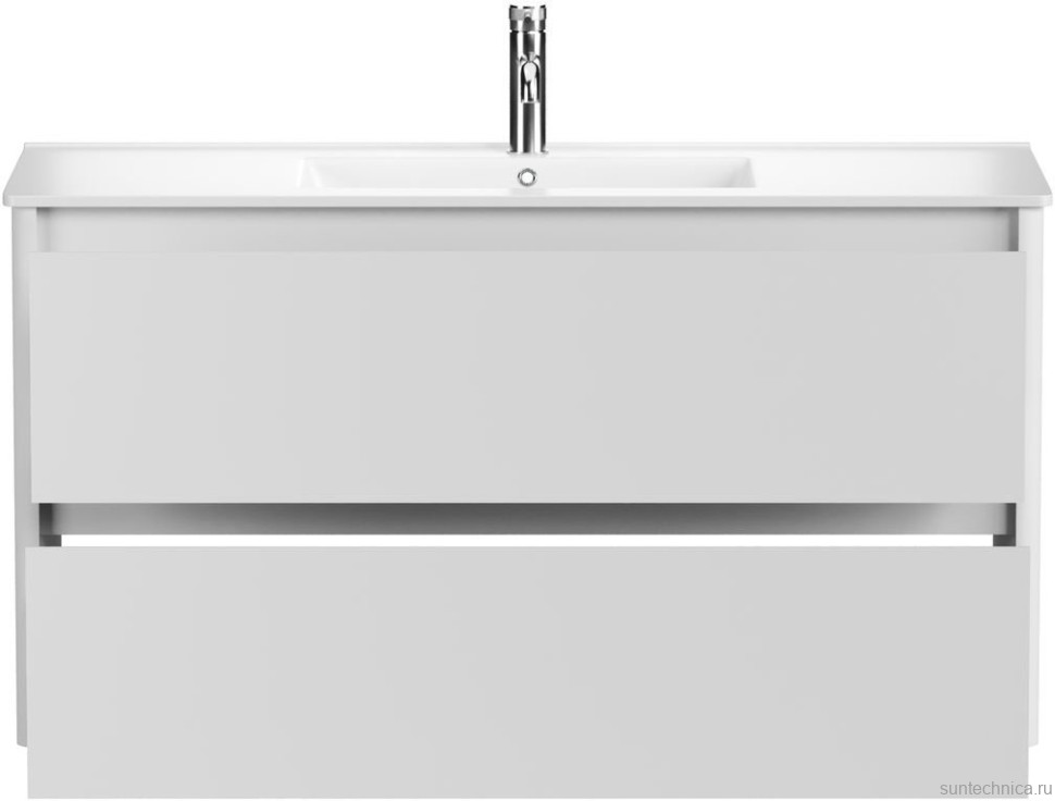 Тумба под раковину без столешницы Allen Brau Gravity 120 2 ящика, матовый белый