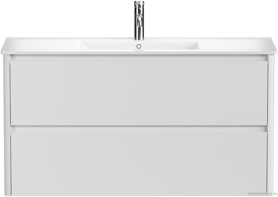 Тумба под раковину без столешницы Allen Brau Gravity 120 2 ящика, матовый белый