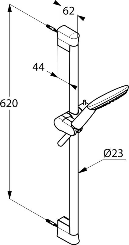 Душевой гарнитур Kludi Freshline 1S 6783005-00