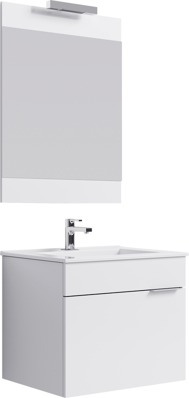 Мебель для ванной комнаты Aqwella Brig 60 подвесная, белая