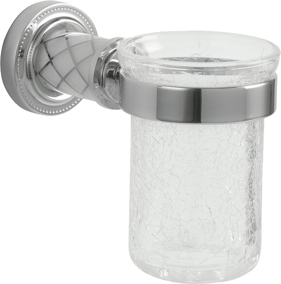 Набор Стакан Boheme Murano 10904-W-CR + Мыльница 10903-W-CR