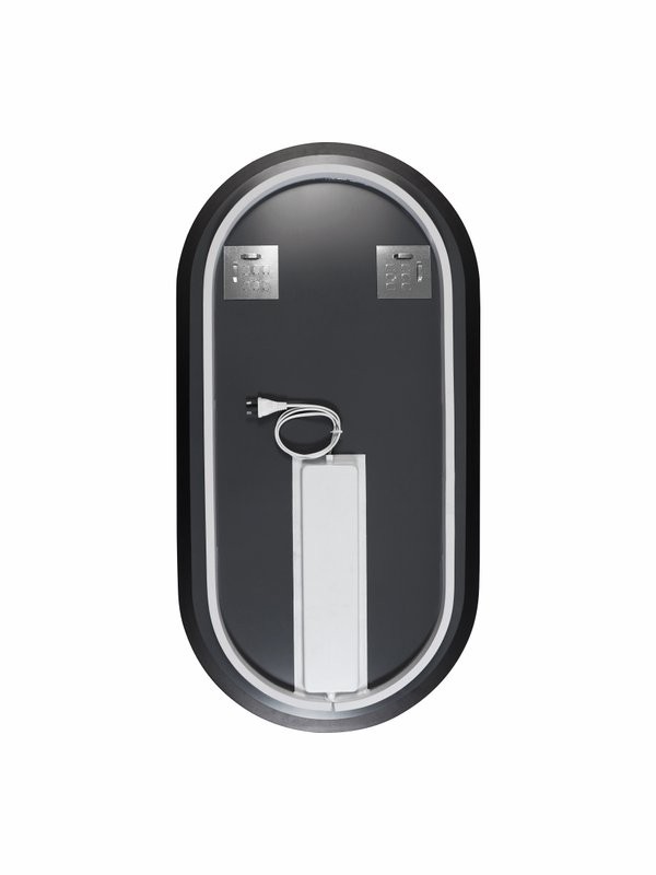 Зеркало CONTINENT Led Cairo 50х100 см, бесконтактный сенсор, с холодной подсветкой