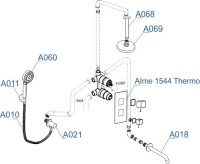 Душевой комплект Wasserkraft A171568 Thermo