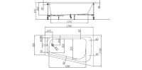 Акриловая ванна Kolpa san Beatrice 170х110 правая