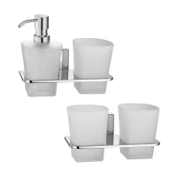 Набор Стакан Wasserkraft Leine K-5028D + Дозатор K-5089 Набор Стакан Wasserkraft Leine K-5028D + Дозатор K-5089