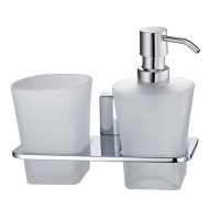 Набор Стакан Wasserkraft Leine K-5028D + Дозатор K-5089