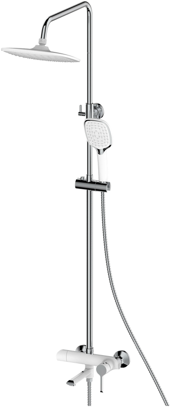 Душевая стойка Haiba HB805-8 белая